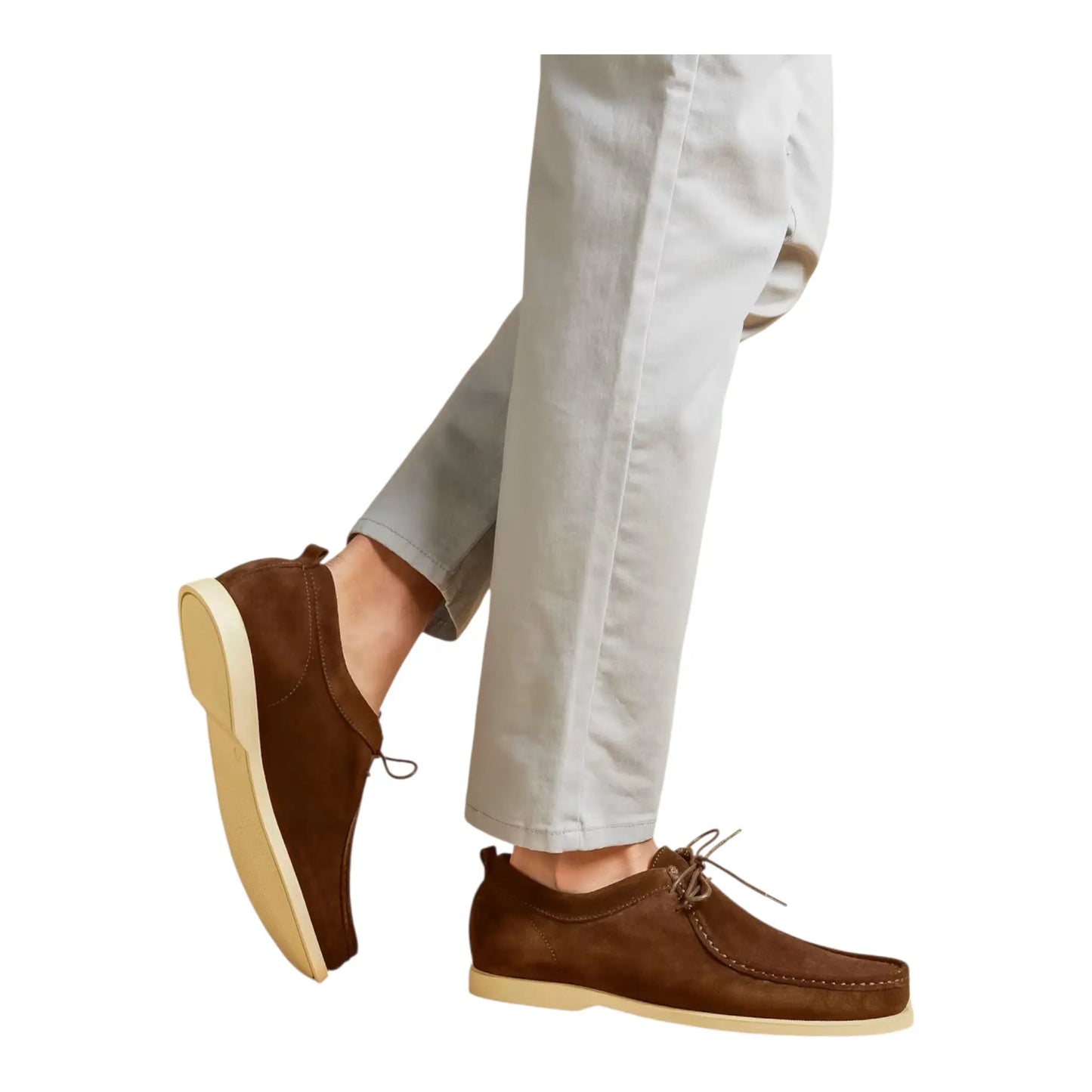 Suede Slip-On Moccasins