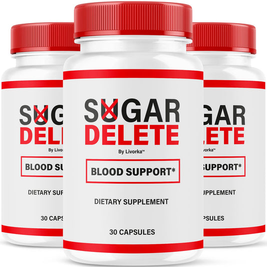 Sugar Delete Capsules (3 Pack) – Official Supplement, All-Natural Formula