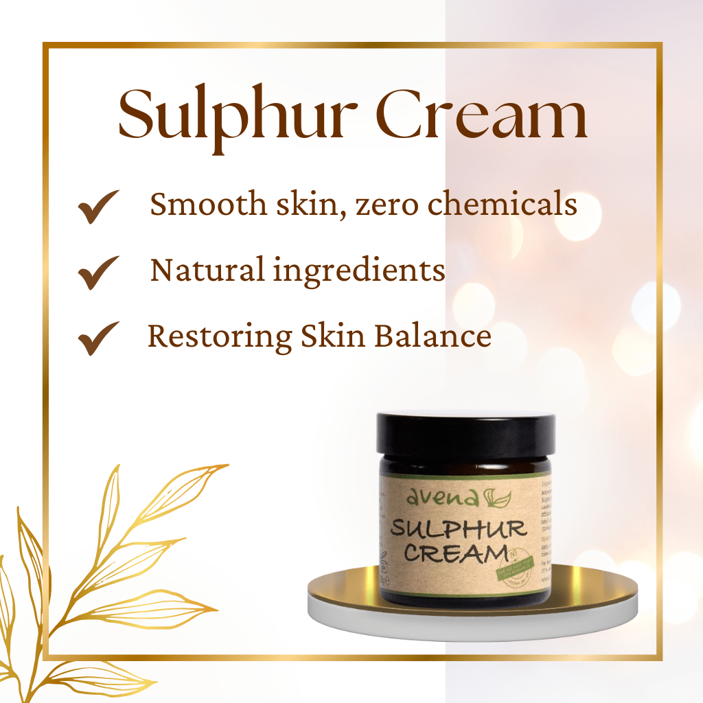 Sulphur Cream for Acne Eczema Rosacea – Natural Spot Treatment – Made in UK