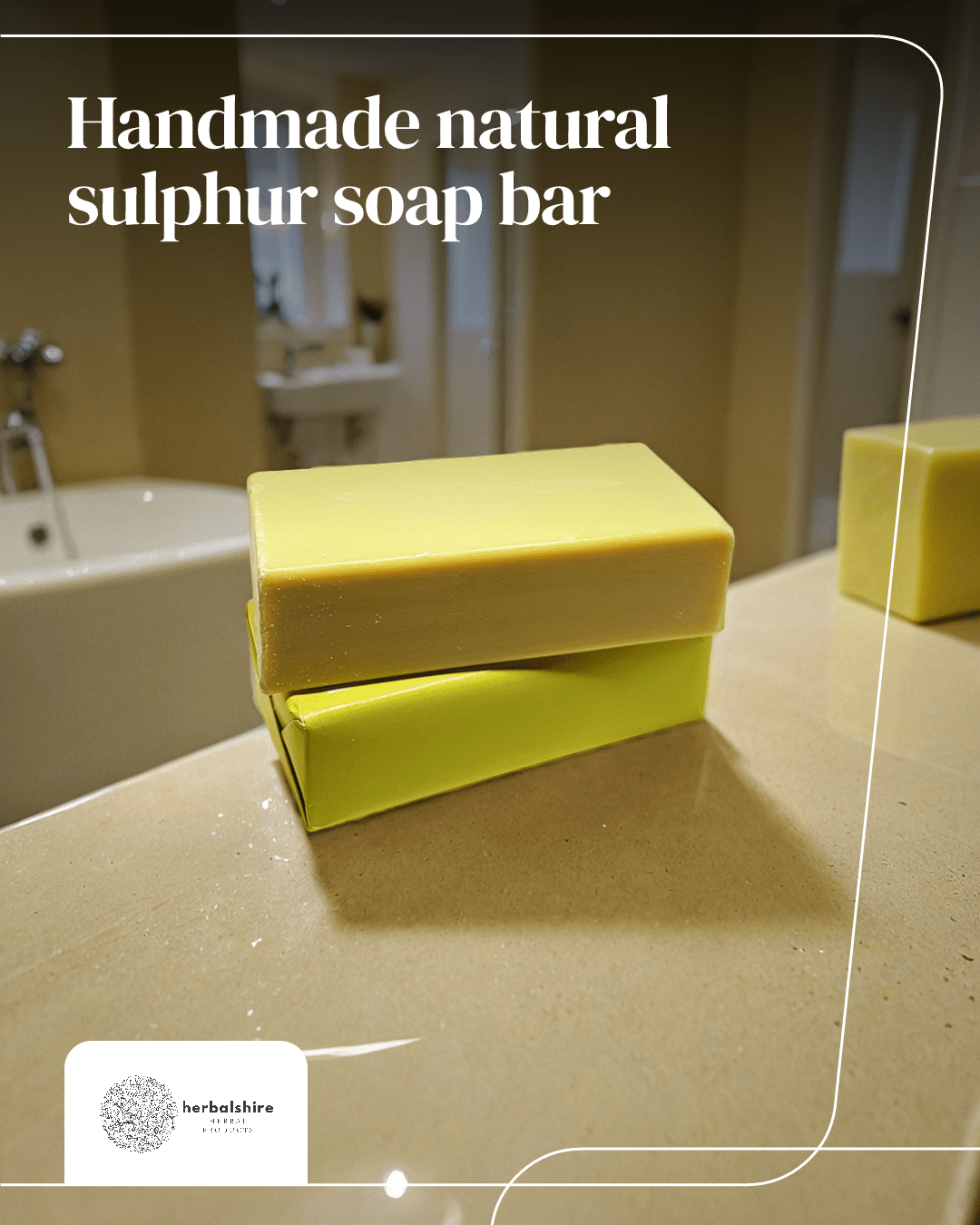 10% Sulphur Soap (200g) for Acne, Rosacea, Eczema & Scabies Relief
