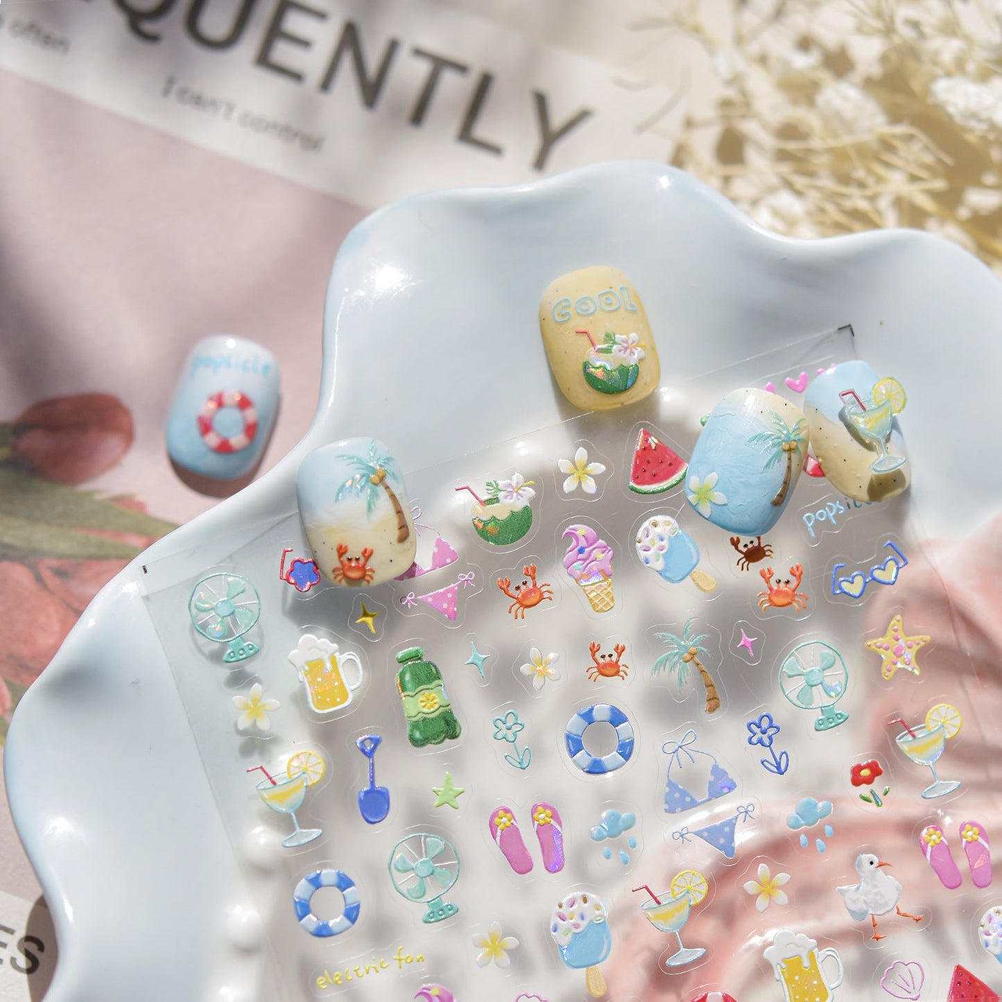 Hello Claws | Summer Holiday Nail Deco Sticker