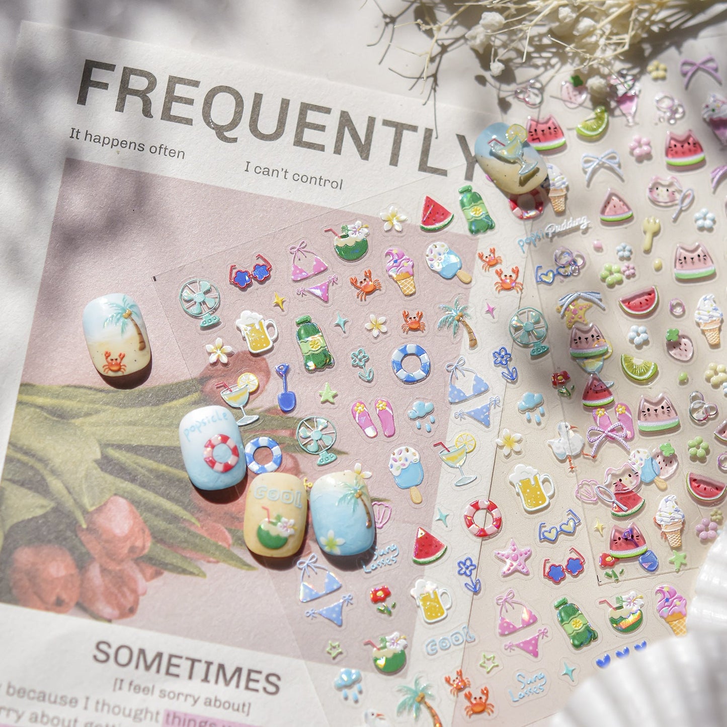 Hello Claws | Summer Holiday Nail Deco Sticker