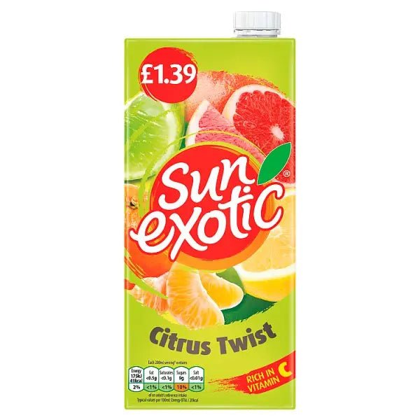 Sun Exotic Citrus Twist 1 litre (Case of 12)