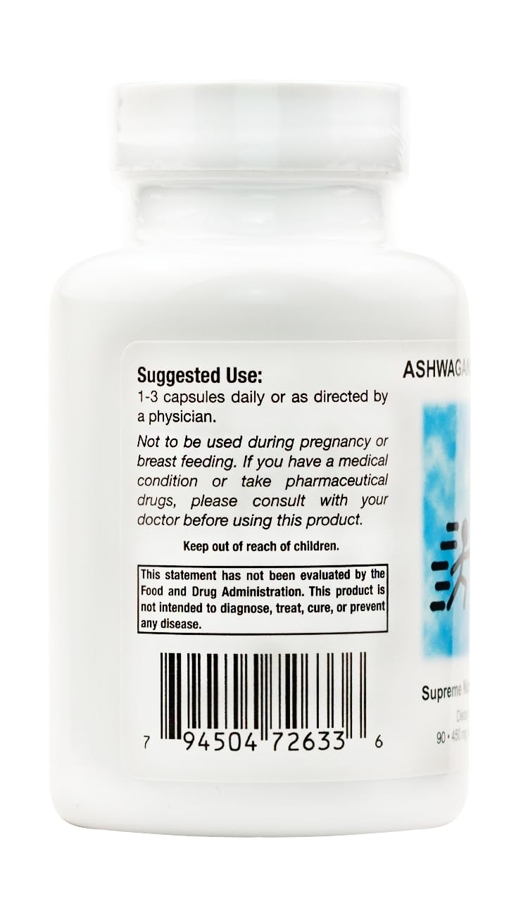 Supreme Nutrition Ashwagandha Supreme - 90 Pure Vegetarian Capsules