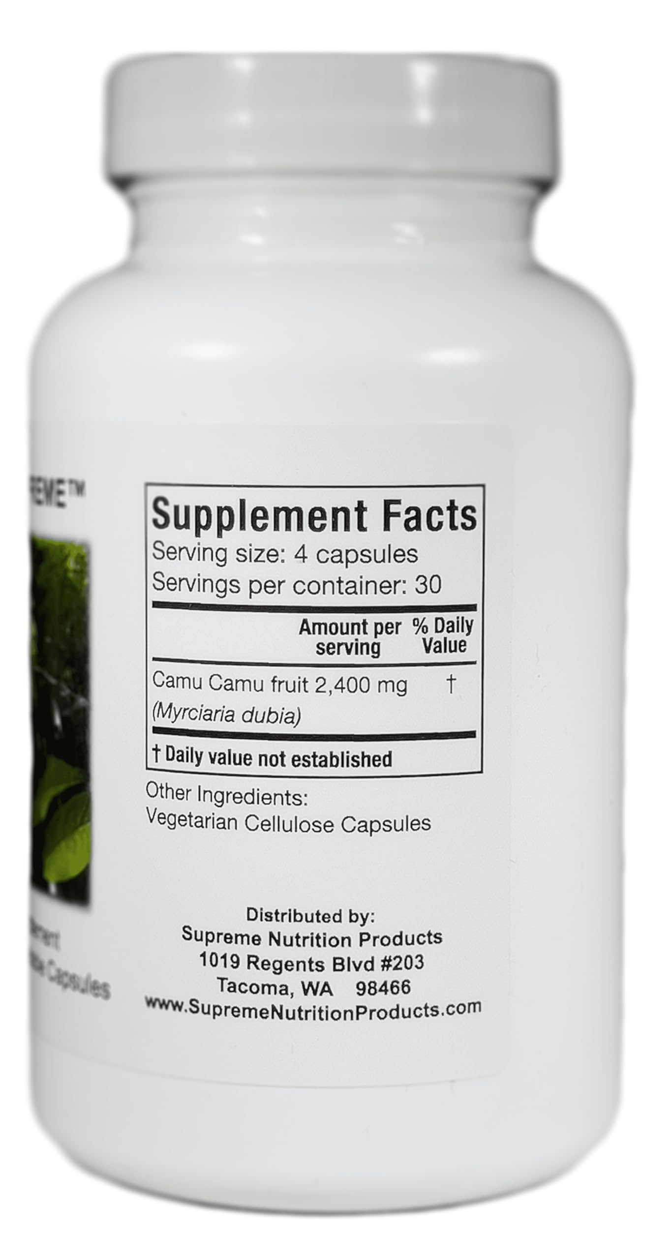 Supreme Nutrition Camu Supreme – 2 x 120 Vegetarian Camu Camu Capsules | 100% Pure Camu Camu Fruit