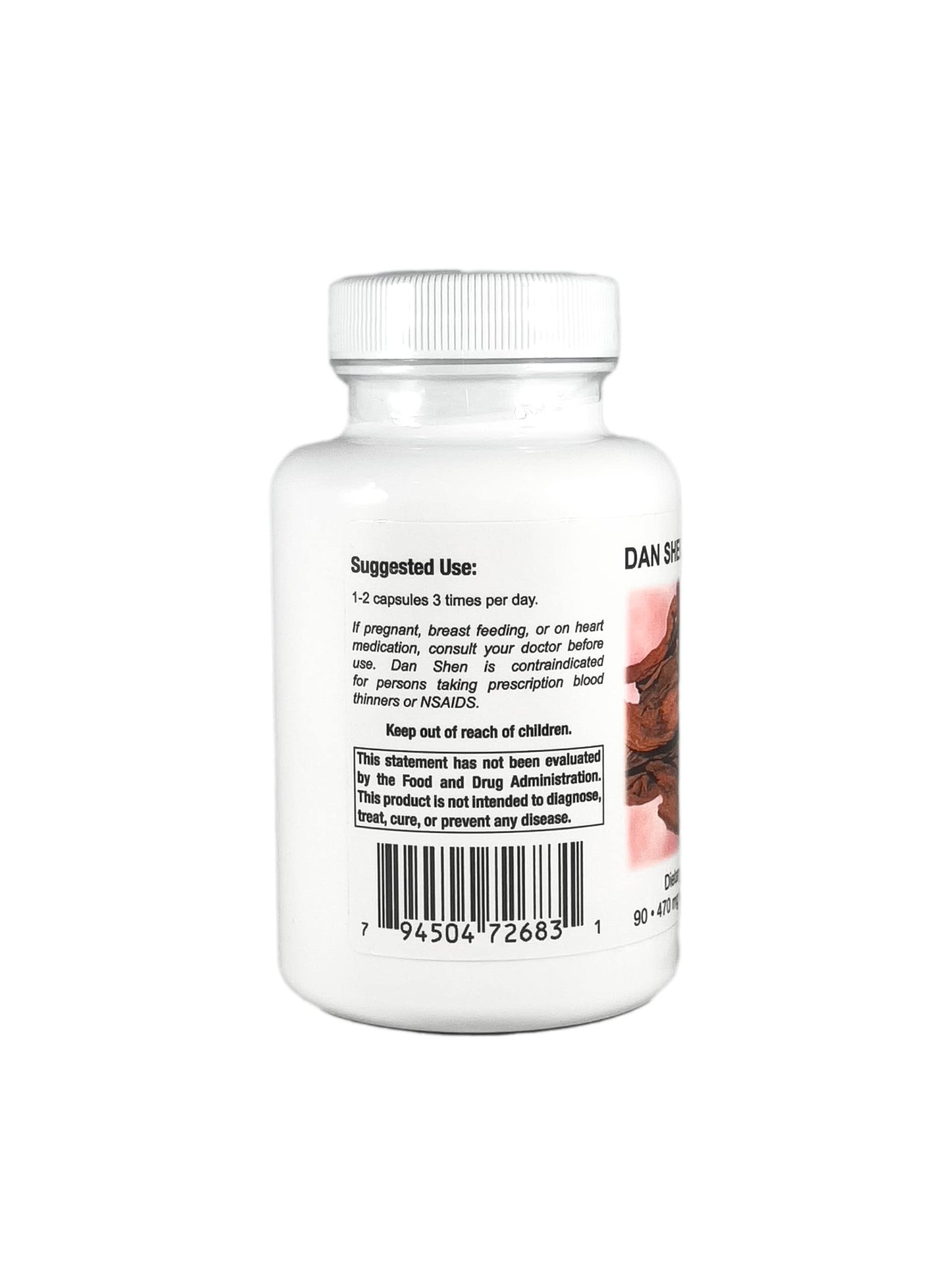 Supreme Nutrition Dan Shen Supreme – 90 Pure Red Sage Vegetarian Capsules