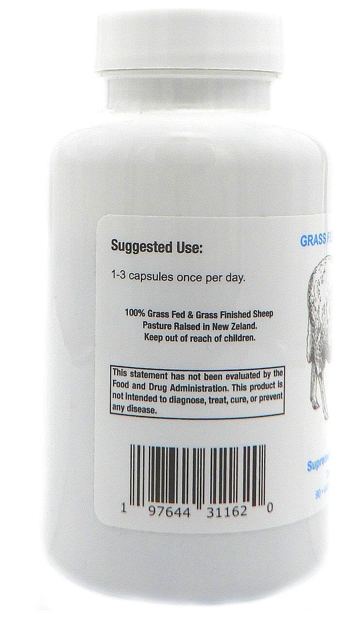 Supreme Nutrition Sheep Testicle — 100% Grass-Fed Ovine Testicle, 90 Capsules, New Zealand Finished