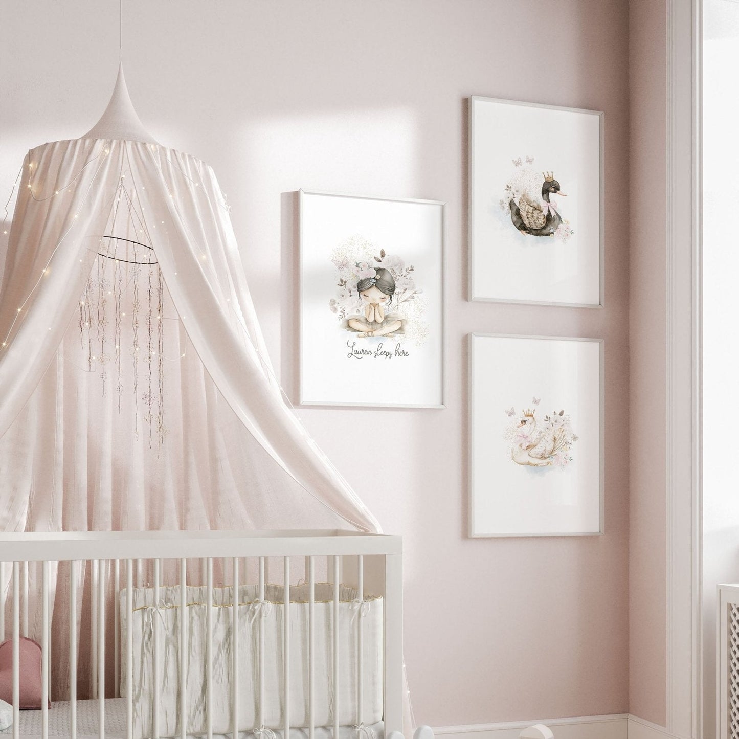 Swan Print | Set of 3 wall art prints