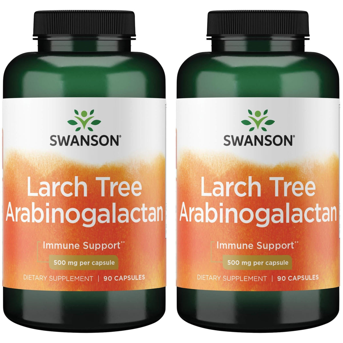 Swanson Larch Arabinogalactan 500 mg 90 Caps (2 Pack) – Immune Support