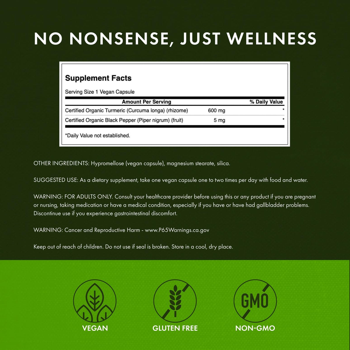 Swanson Premium Turmeric & Black Pepper - Antioxidant, Digestion & Joint Support - 90 Veg Caps (3 Pack)