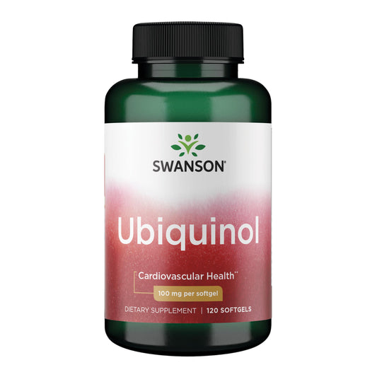 Swanson Ubiquinol 100 mg – 120 Softgels | CoQ10 Supplement
