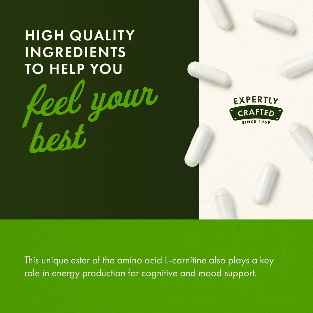Swanson Acetyl-L-Carnitine – Cognitive Support & Muscle Health (2-Pack, 100 Veggie Caps)