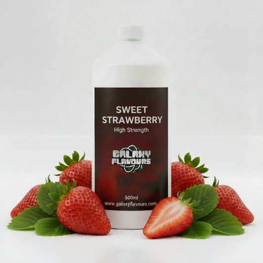 Sweet Strawberry Food Flavouring - Professional High Strength - 500ml