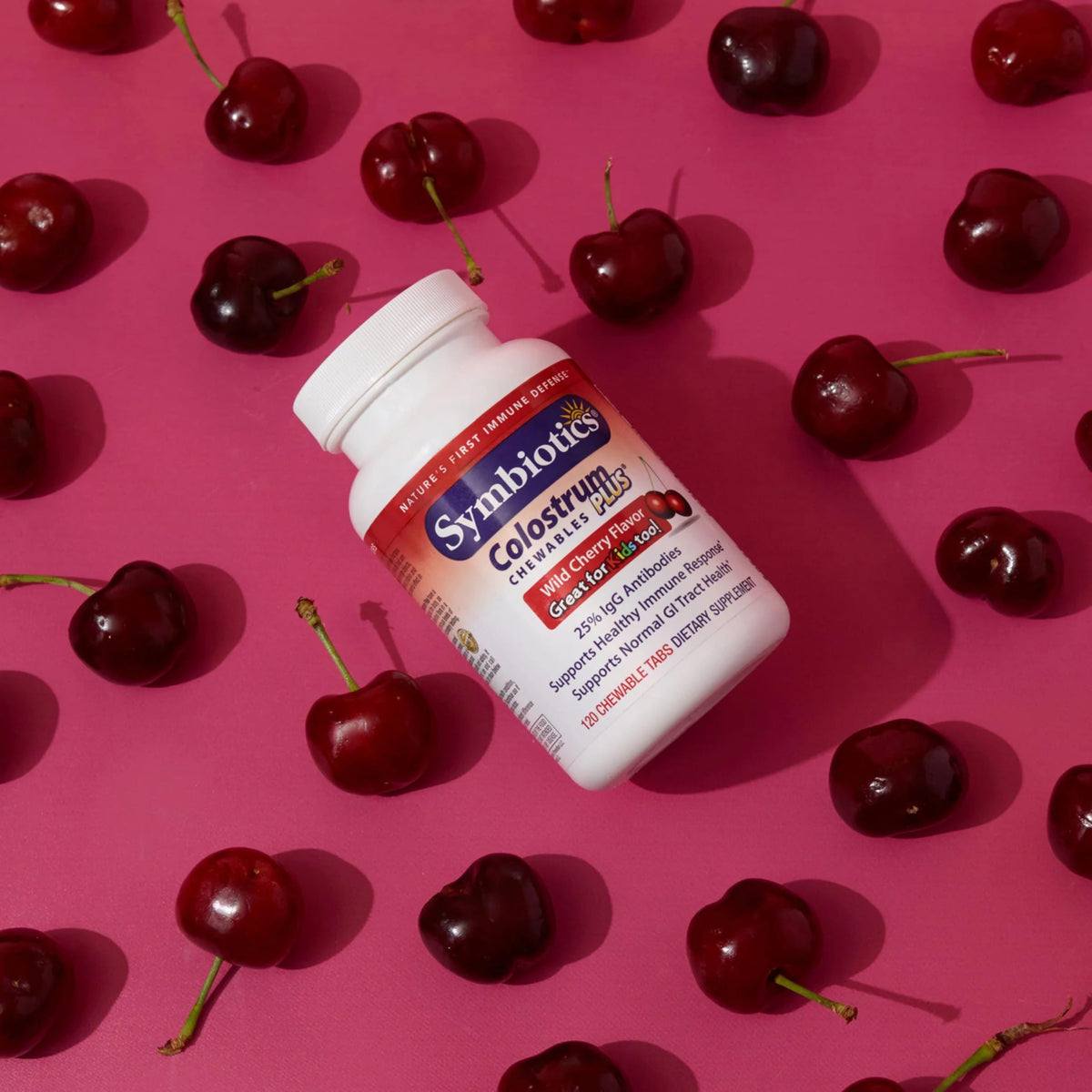Symbiotics Colostrum 120ct Chewables Plus – Immunity & Digestion