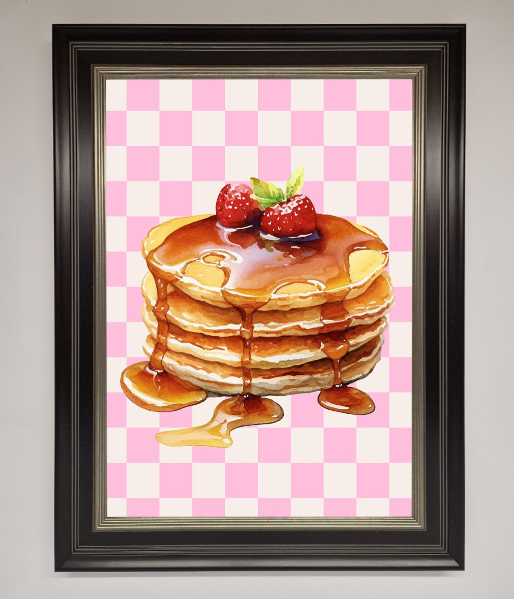 Syrup Pankcakes Framed Print