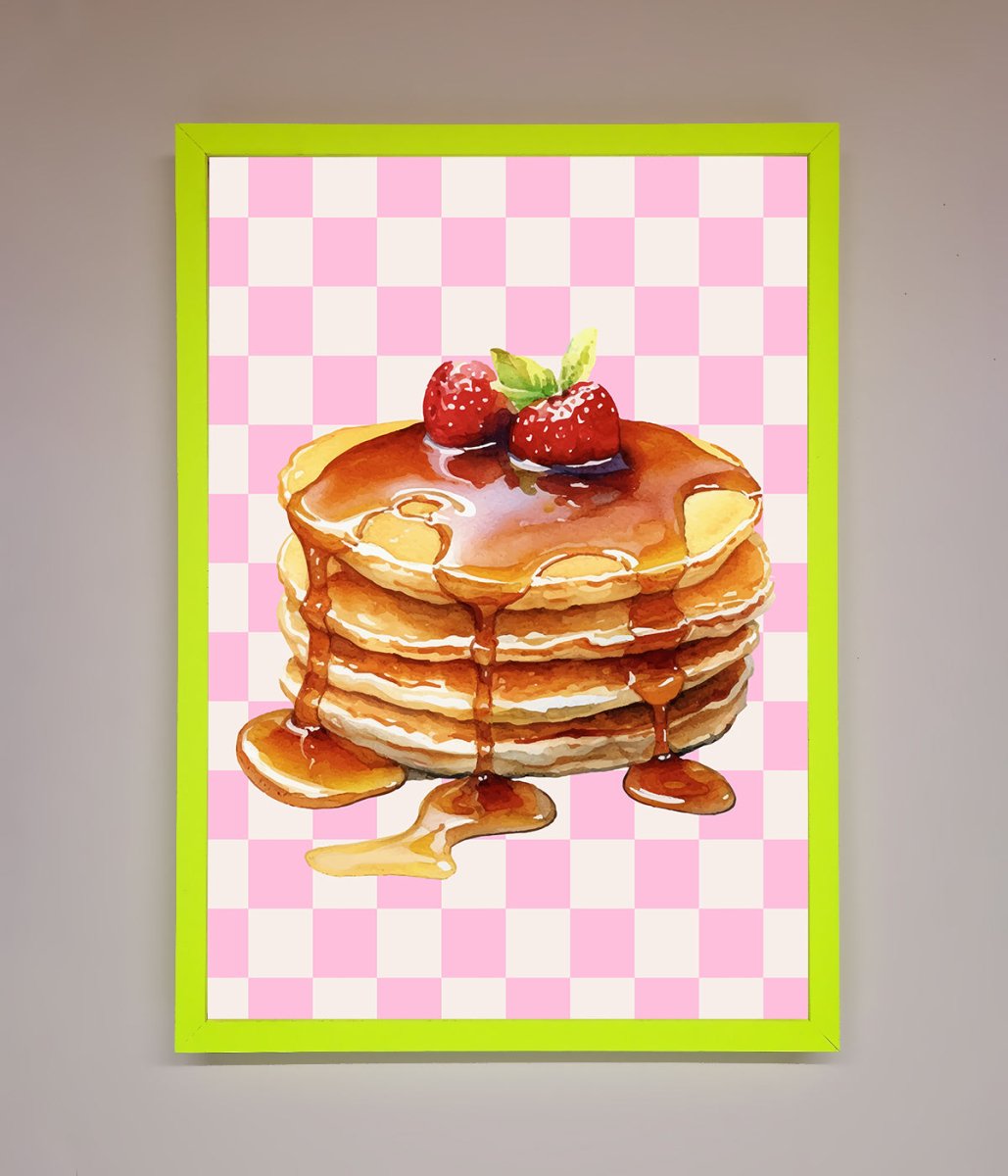 Syrup Pankcakes Framed Print