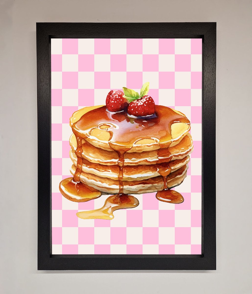 Syrup Pankcakes Framed Print