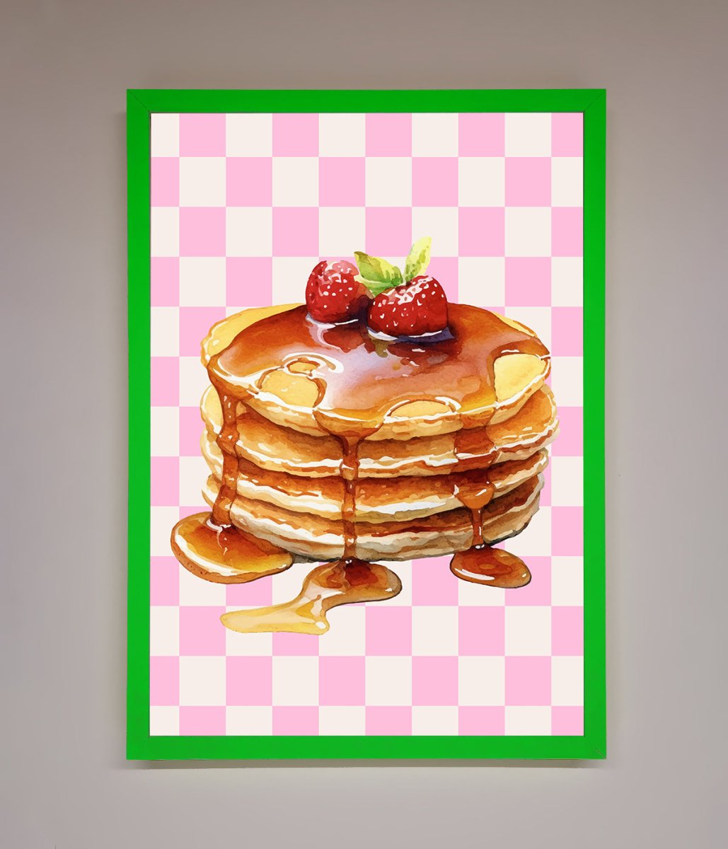Syrup Pankcakes Framed Print