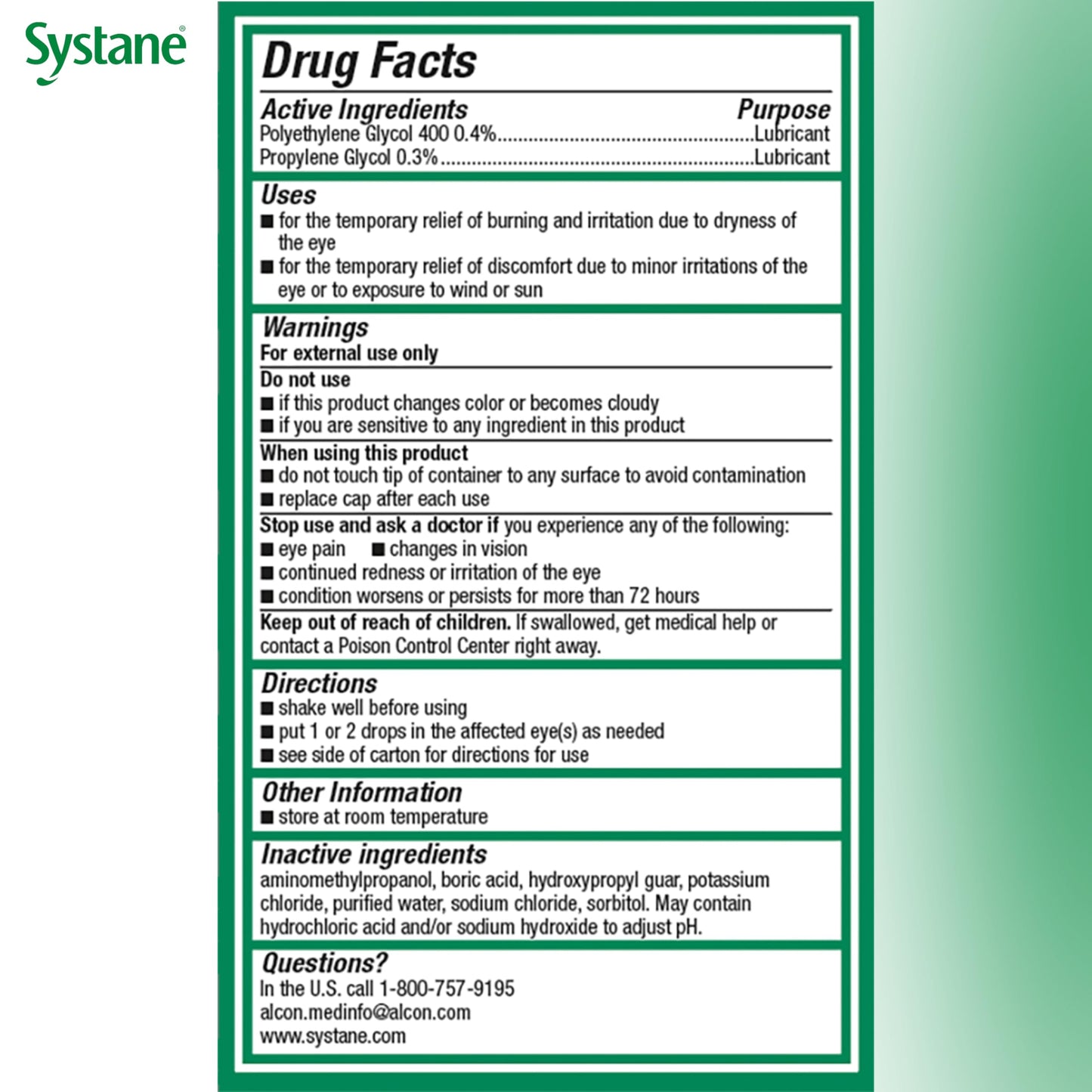 Systane Ultra Multi-Dose Preservative-Free Eye Drops Twin Pack (2x10ml) – Fast Hydration & Lasting Relief