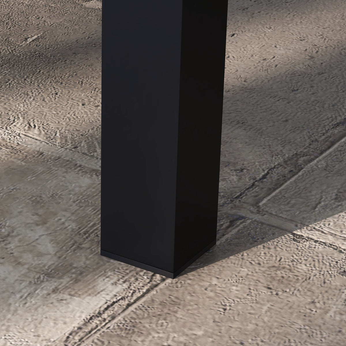 Outsunny Aluminium Outdoor Coffee Table Patio Table, Black