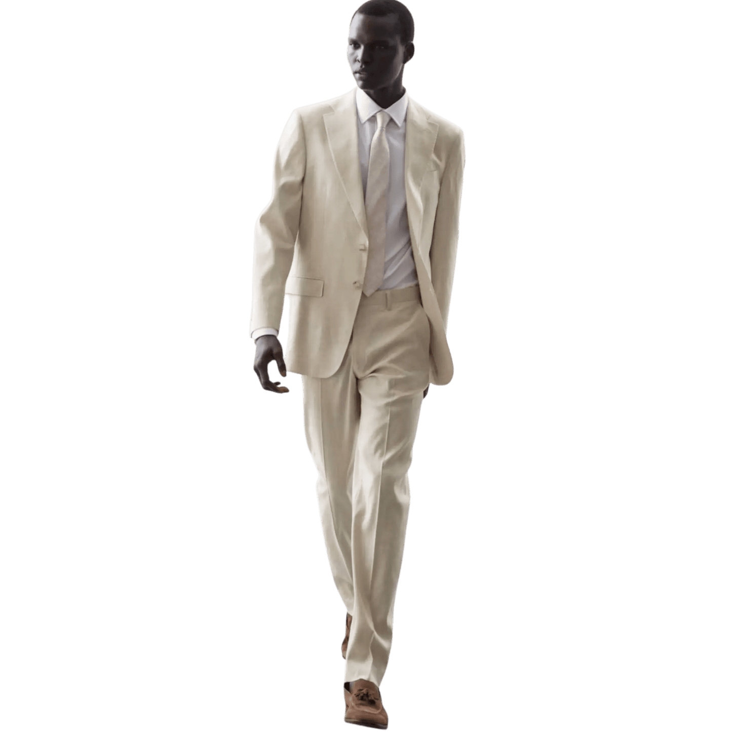 Tailored Fit Italian Performance Linen Blend Suit Jacket