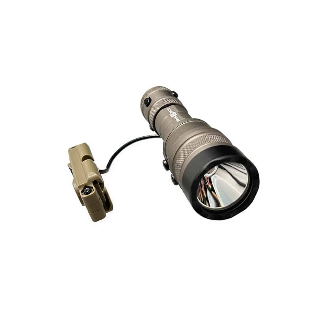 TAK TAK Rain Cloud Flashlight with Modular Switch RiS Mounted (Tan)