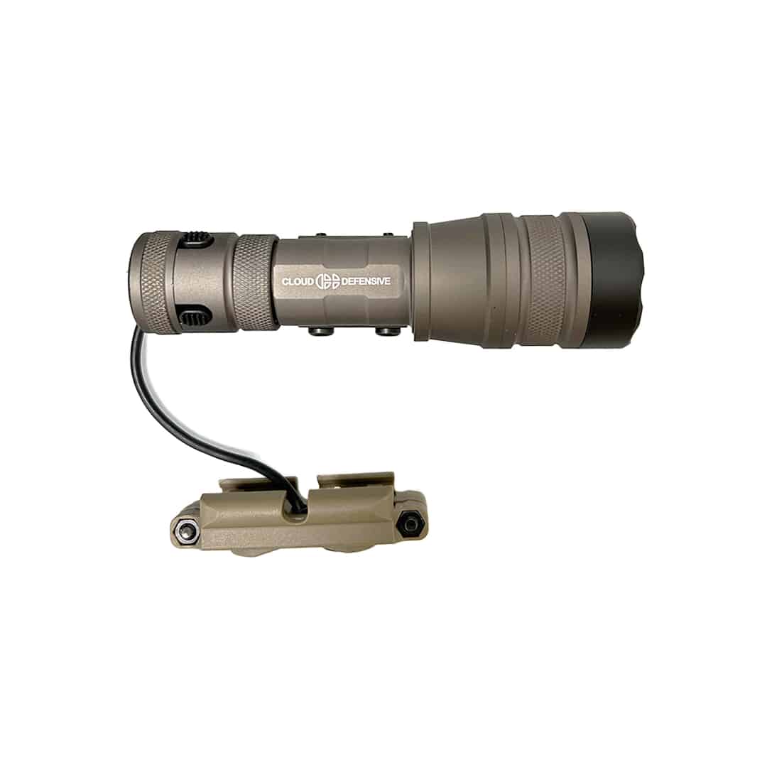 TAK TAK Rain Cloud Flashlight with Modular Switch RiS Mounted (Tan)