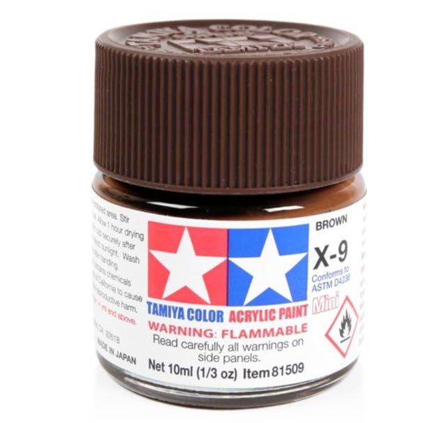 Tamiya Acrylic Paint Mini X-9 Brown