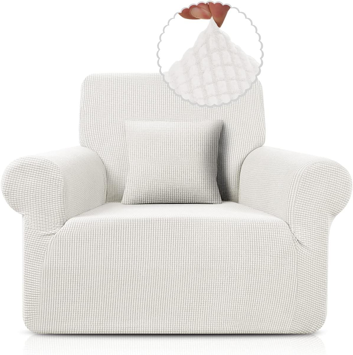 Sofa Cover 1 Seater Stretch Slipcover 80-120cm Elastic Protector TAOCOCO