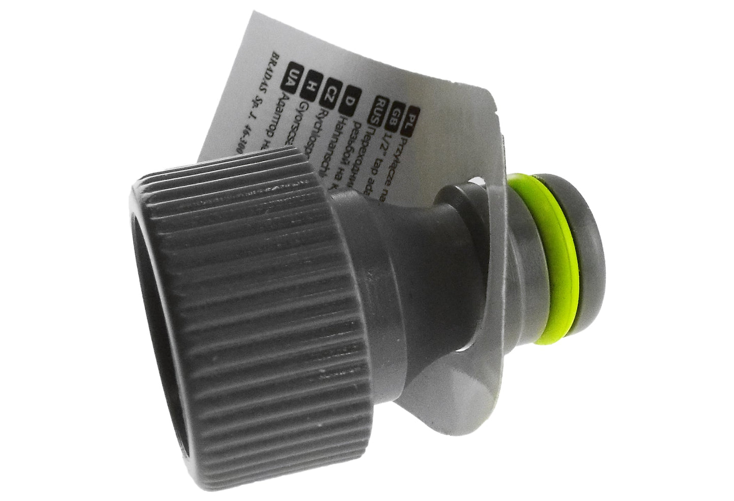Female Tap Connector 3/4in BSPF Lime Outdoor Watering Kit Pipe and Water Fitting