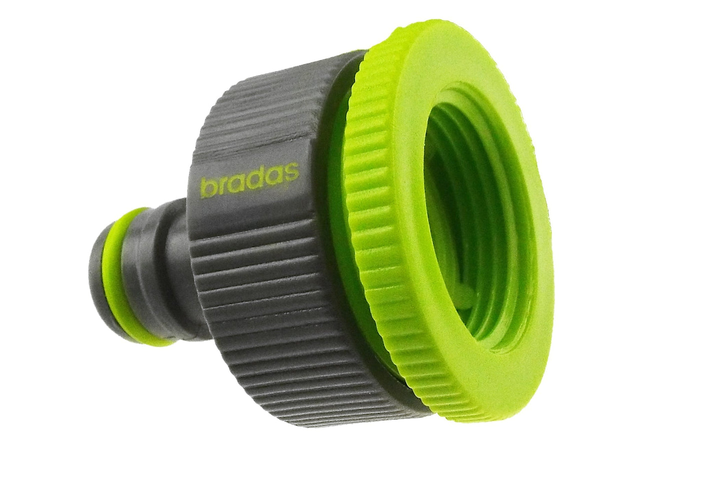 Female Tap Connector 3/4in - 1/2in BSPF Lime Garden Hose Pipe Hose Connector Set