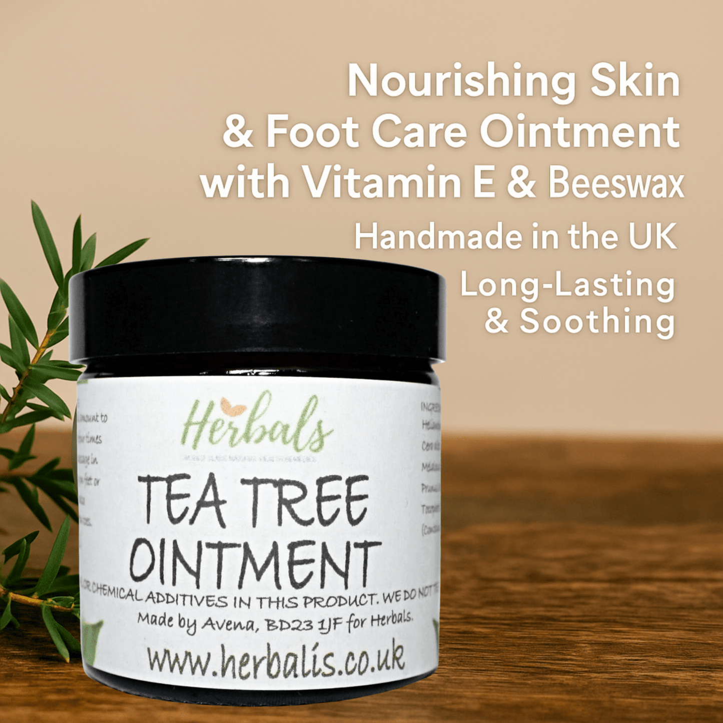 Tea Tree Cream for Acne Face & Skin Natural Antiseptic Balm 60ml 200ml UK Made