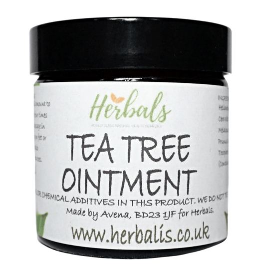 Tea Tree Cream for Acne Face & Skin Natural Antiseptic Balm 60ml 200ml UK Made