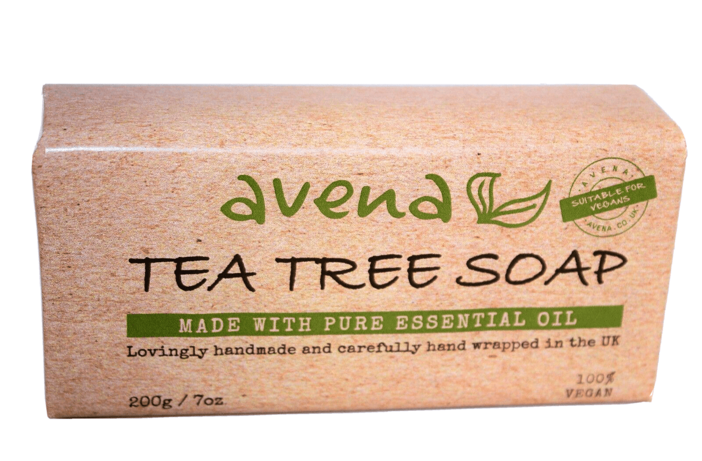 Tea Tree Oil Soap Bar 200g Natural Antiseptic Fungicide Moisturizes and Vegan