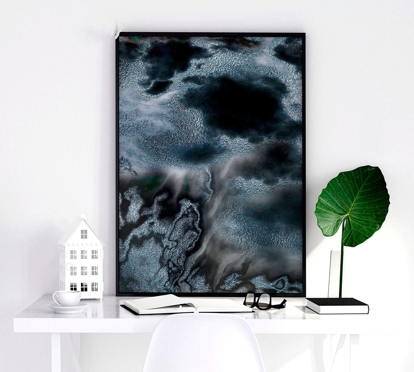 Teal Coloured Wall Art | set of 3 framed wall art prints