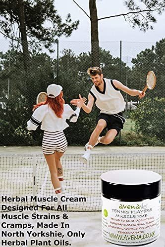 Tennis Muscle Rub Balm – Natural Herbal Massage Cream for Sore Muscles & Joints