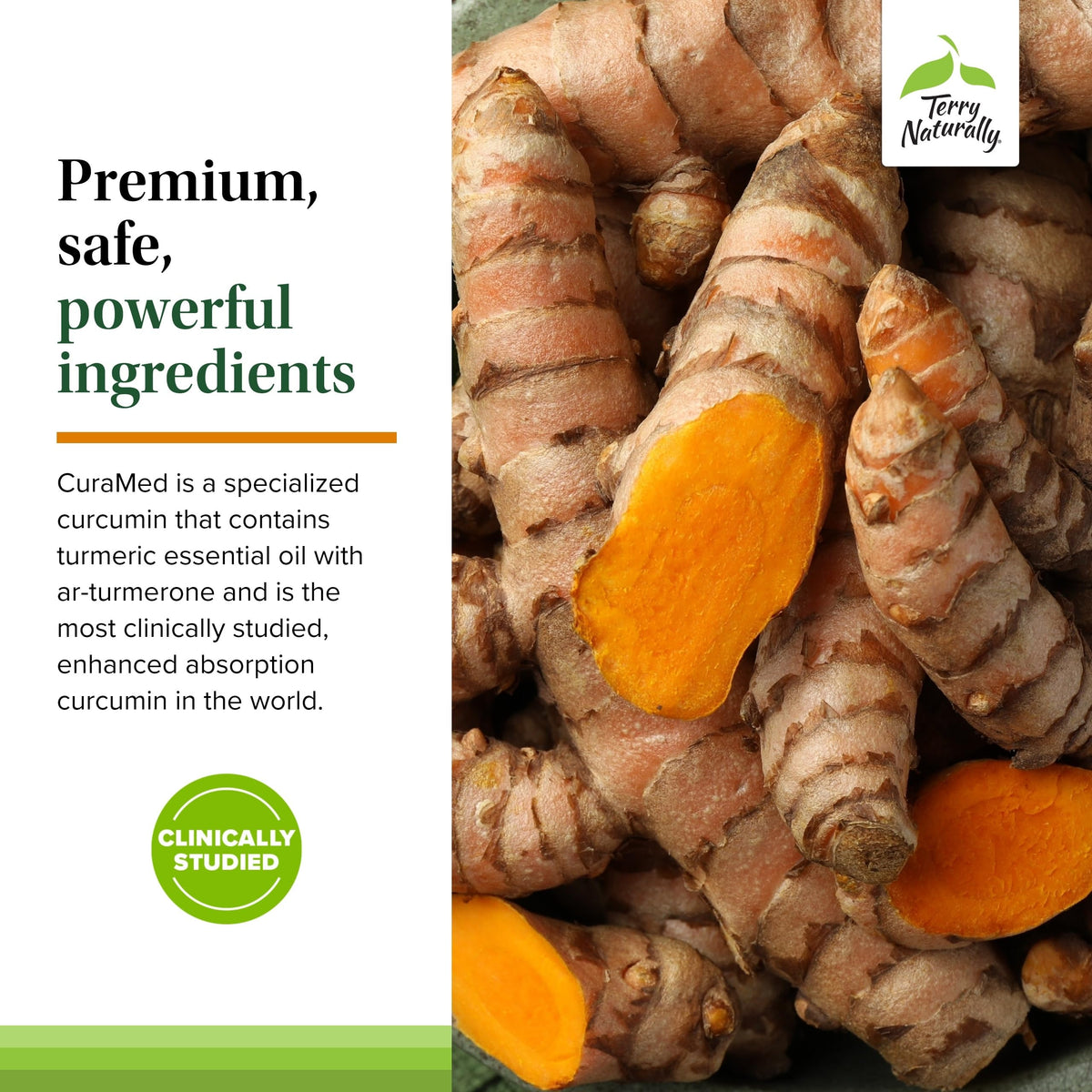 Terry Naturally CuraMed 375mg – Antioxidant Curcumin with Turmeric Essential Oil | Brain, Immune & Liver Support | 60 Softgels