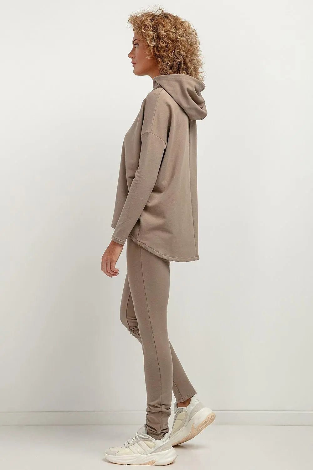 Tessita soft knit fabric set sweatshirt