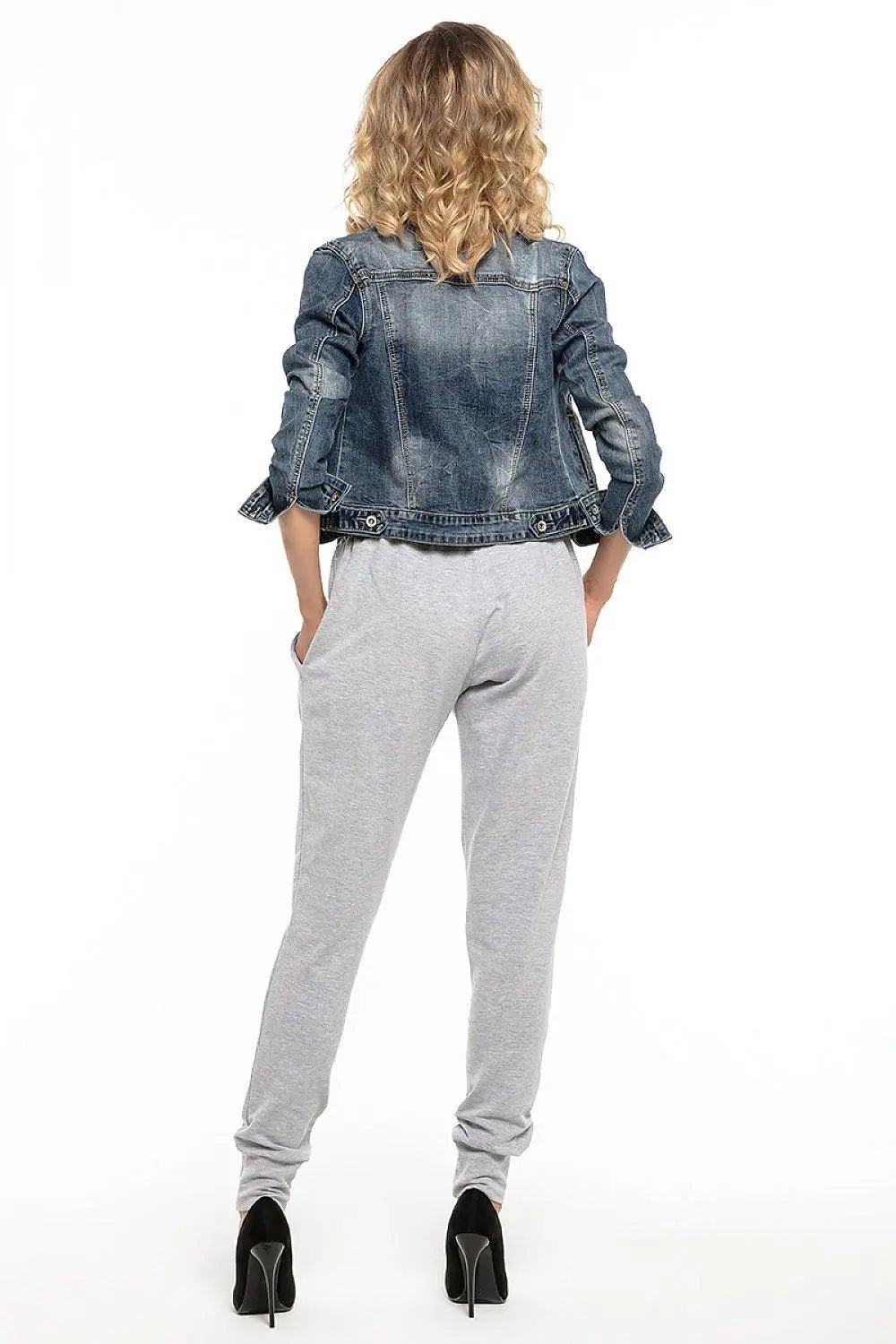 Tessita sweatpants with pockets and a ribbed leg