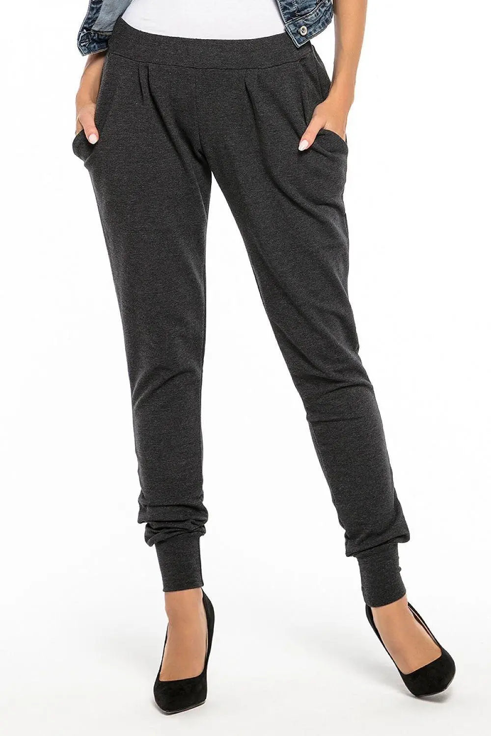 Tessita sweatpants with pockets and a ribbed leg