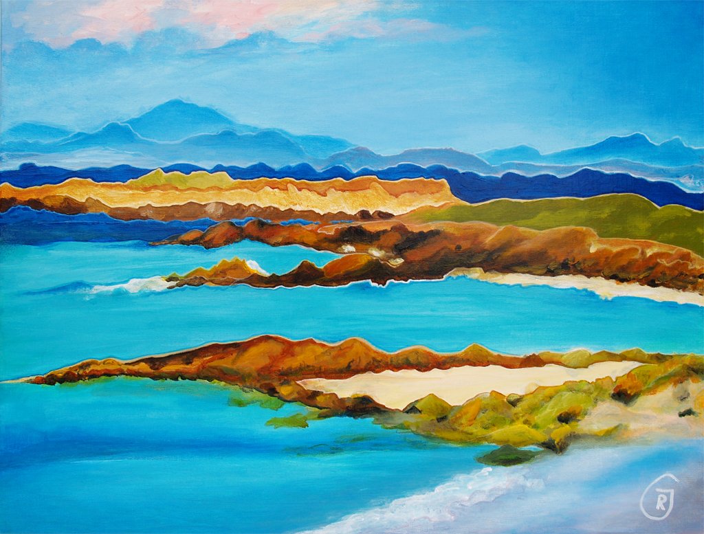 The Beauty Of The Isle Of Skye, an original abstraction