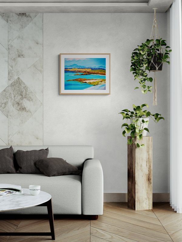 The Beauty Of The Isle Of Skye, an original abstraction