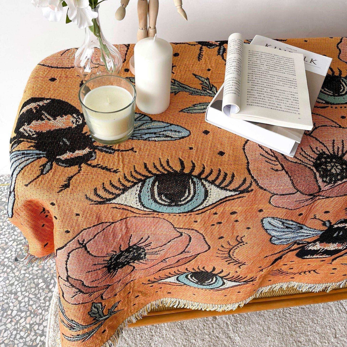The Bumble Bee Tapestry / Throw