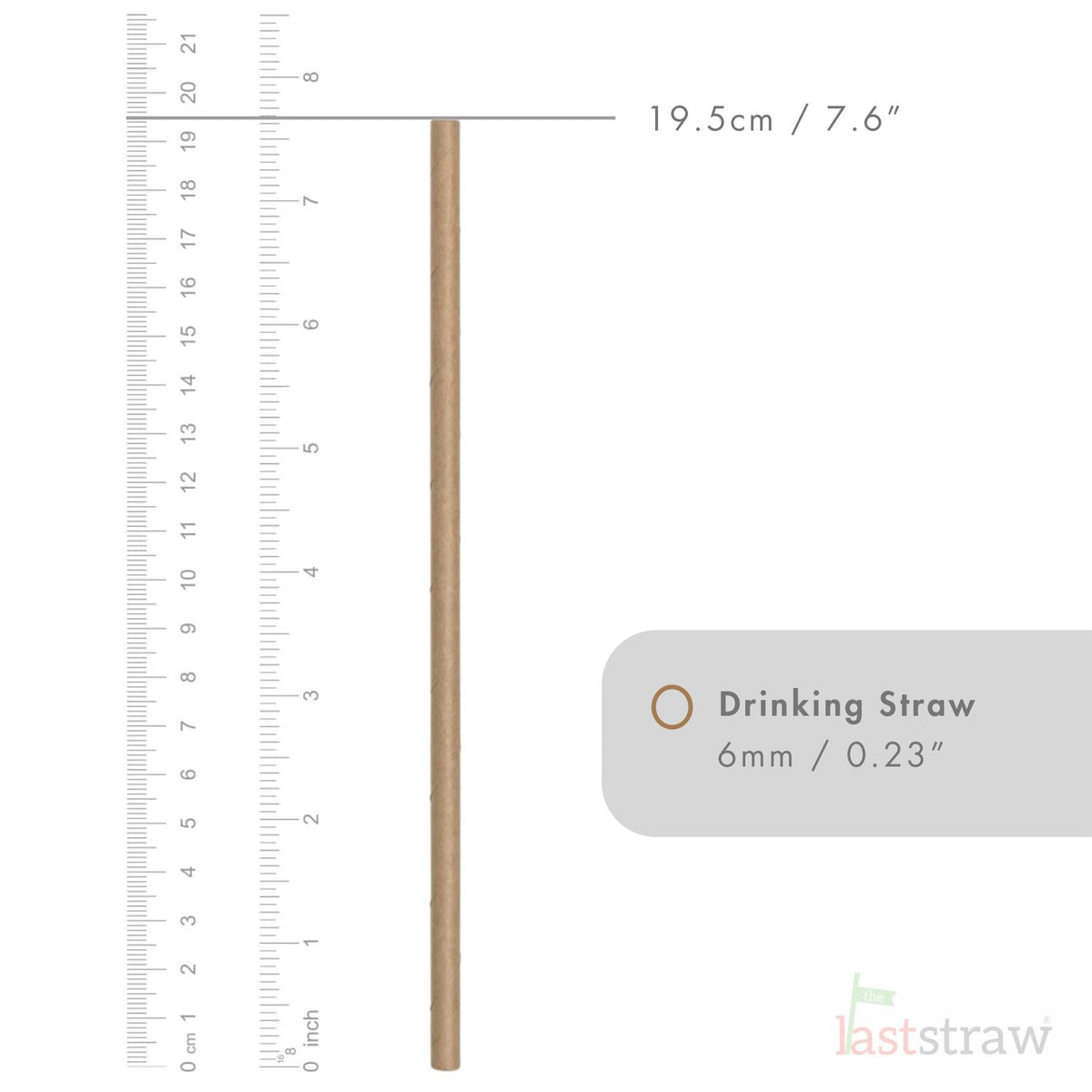 the Last Straw - 100% Biodegradable Paper Drinking Straws (150 Pack)(Rainbow)