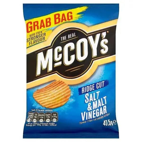 The Real McCoys Salt & Malt Vinegar Flavour (Case of 26)