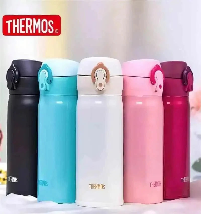 THERMOS Stainless Steel Vacuum Insulated Water Bottle – 350ml/500ml Leak-Proof Thermal Tumbler Flask