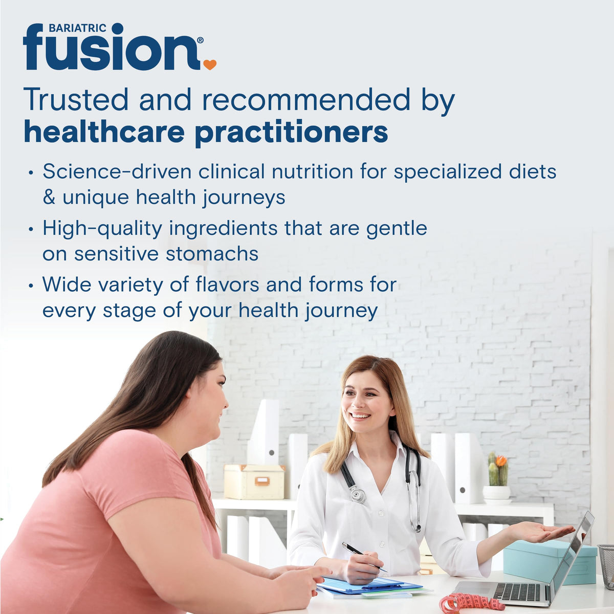 Bariatric Fusion GLP-1 Plus | Activate GLP-1 Receptors to Feel Full Faster | Gluten Free & Vegan | 30 Capsules