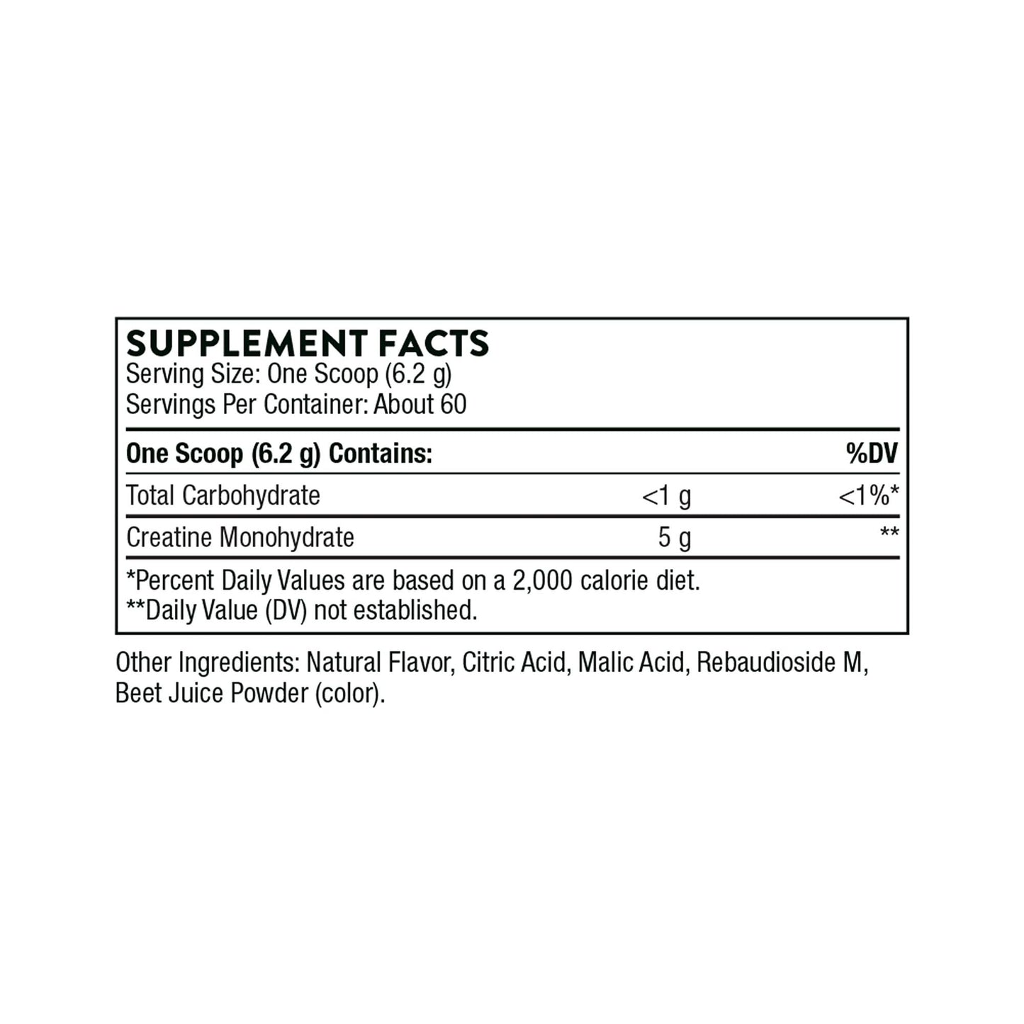 THORNE Creatine – Micronized Creatine Monohydrate Powder, Strawberry, 60 Servings | NSF Certified for Sport