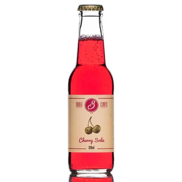 Three Cents Cherry Soda 24 x 200ml