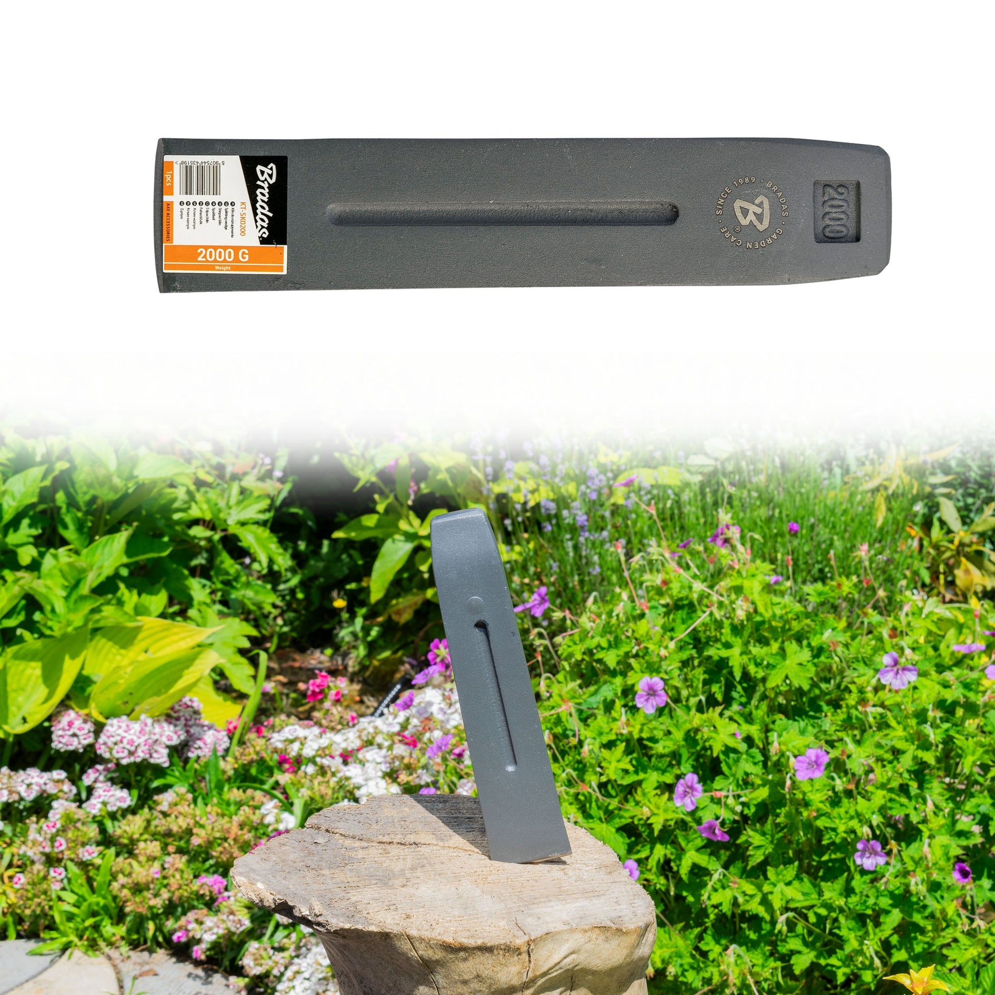 2kg Heavy Duty Log Splitter Wedge